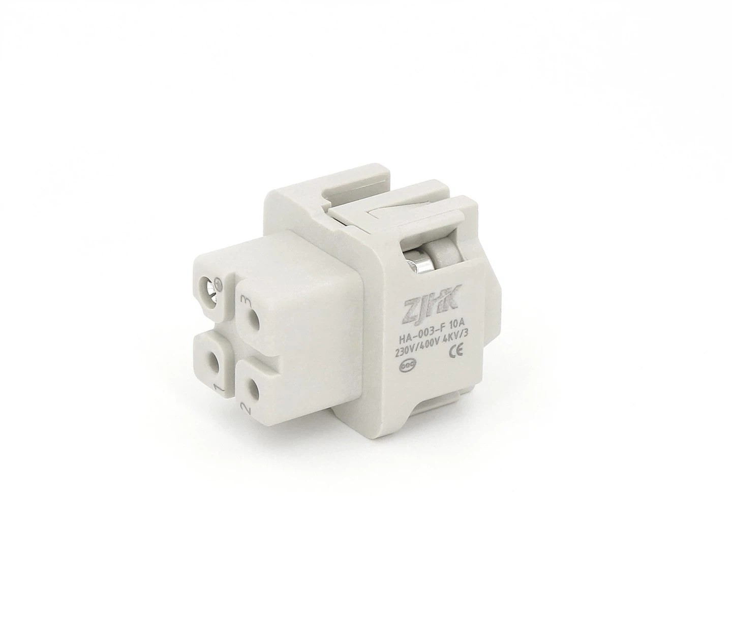 Compact Series Female Heavy Duty Plug With 3 Poles factory
